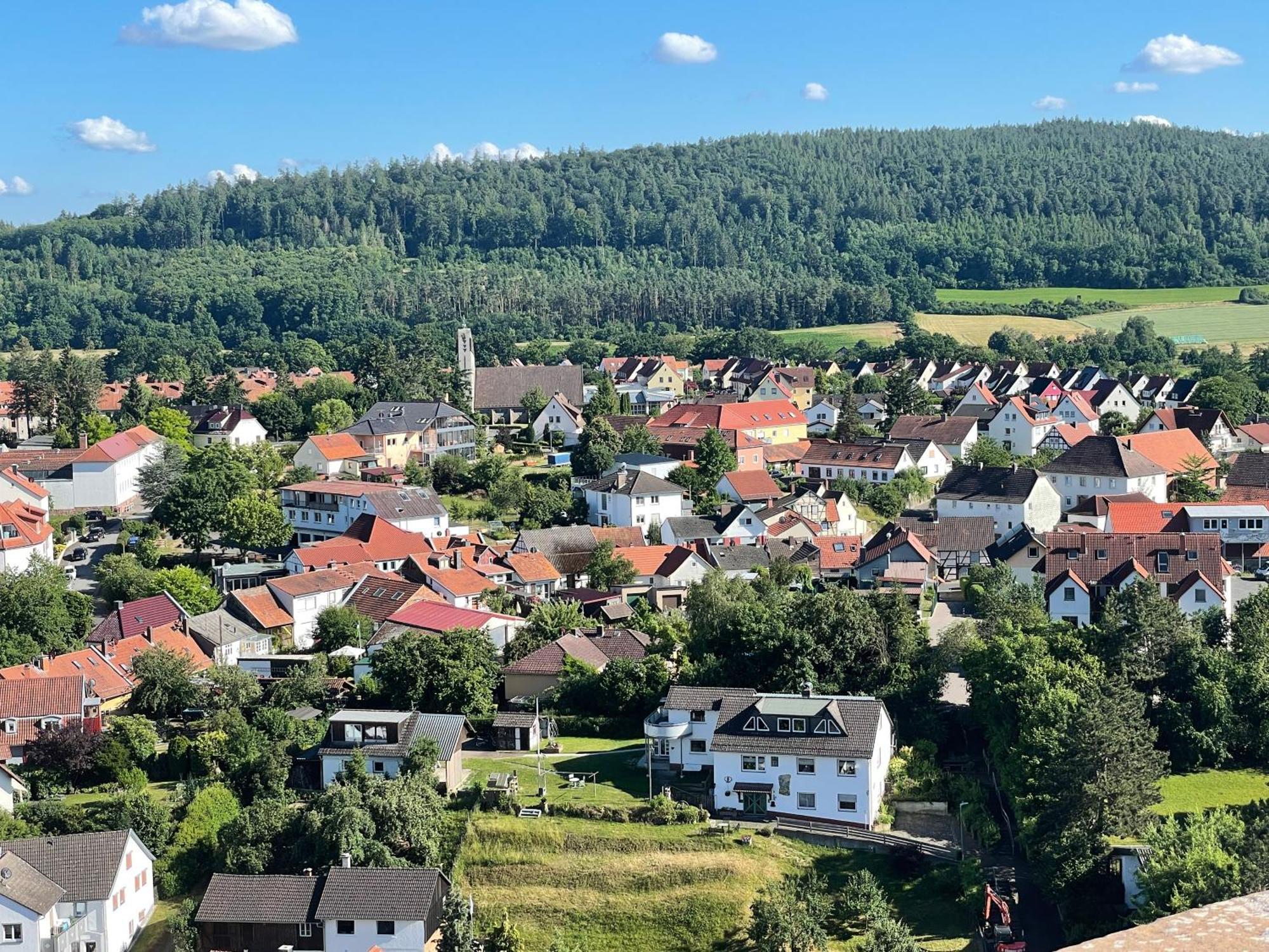 Naturnahe Unterkunft In Der Burgenstadt Schlitz Buitenkant foto